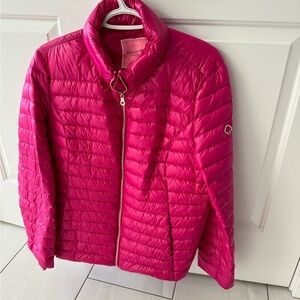 Pink Kate Spade light puffer XL